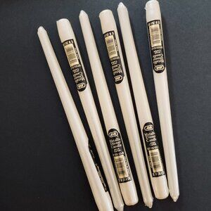 AMI Metallic 12" Tapered Dinner Candles NIB